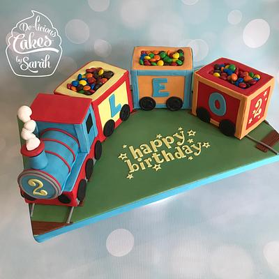 Train sweetie cake - Cake by De-licious Cakes by Sarah