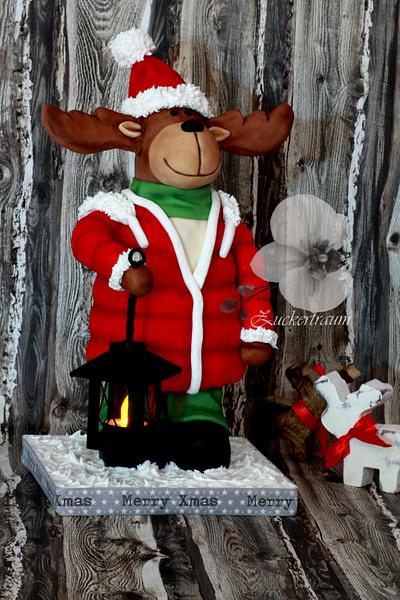 Gustl The Reindeer - CPC Christmas Collaboration - Cake by Zuckertraum