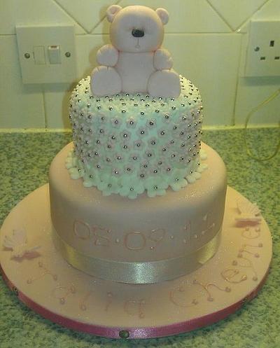 my first christening cake - Cake by kellywalker123