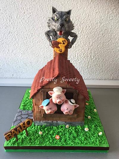 "The three little pigs" - Cake by Petia