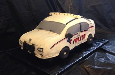 Police car cake - Cake by Cake Waco