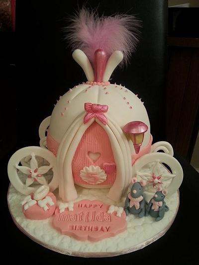 Princess Coach - Cake by Vanessa Platt  ... Ness's Cupcakes Stoke on Trent