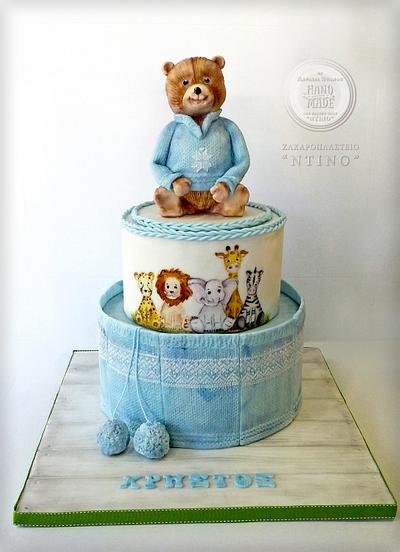 "Teddy Bear In Winter time " - Cake by Aspasia Stamou