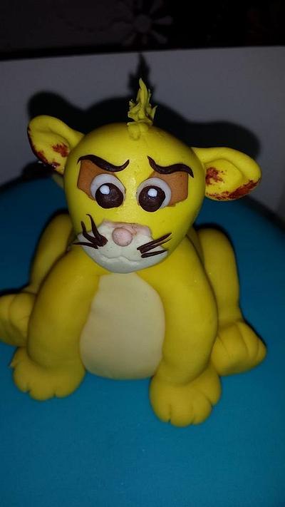 baby lion - Cake by cupcake67