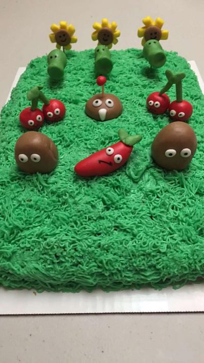 Plants vs. Zombies  - Cake by ChrissysCreations