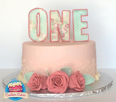 ONE first birthday cake - Cake by NicholesCustomCakes