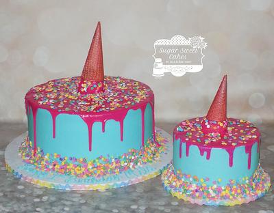 Ice Cream Drips - Cake by Sugar Sweet Cakes