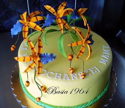 exotic orchids - Cake by Barbara