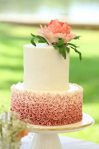Pretty in shades of pink - Cake by Tina Avira Tharakan