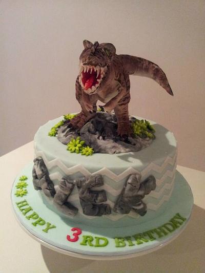 T- rex for Alek :-)  - Cake by Bistra Dean 