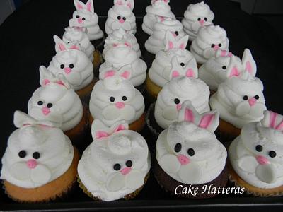 Easter Bunny Cupcakes - Cake by Donna Tokazowski- Cake Hatteras, Martinsburg WV