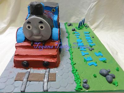 Thomas The Tank Engine cake - Cake by Tegan Bennetts
