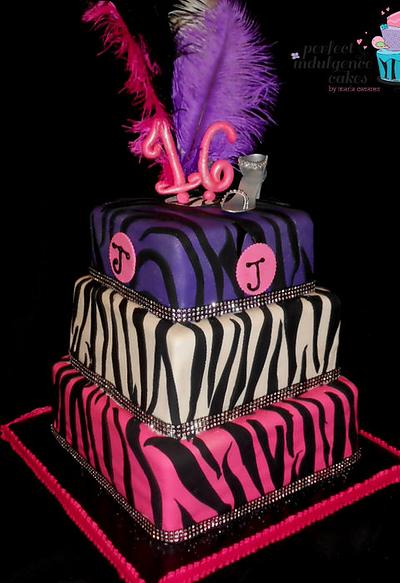 Sweet 16 for Jasmine - Cake by Maria Cazarez Cakes and Sugar Art