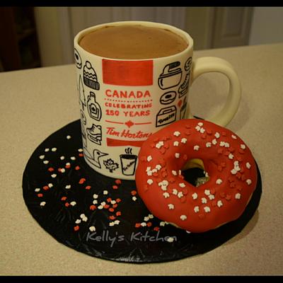Happy 150, Canada - Cake by Kelly Stevens