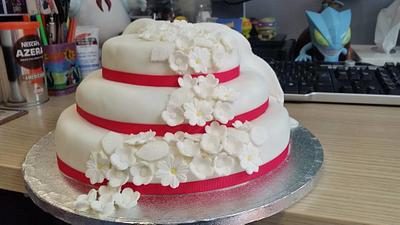 Blizzard Wedding Cake - Cake by Vade