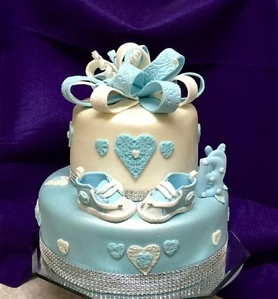 Baby Shoes - Cake by Fun Fiesta Cakes  