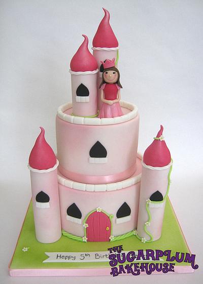 Simple 2 Tier Princess Castle Cake - Cake by Sam Harrison