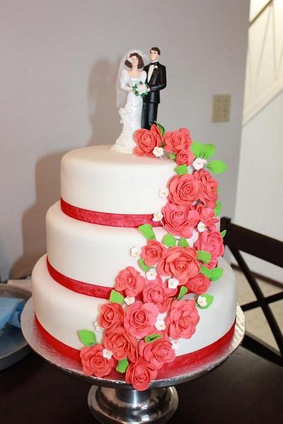 Wedding Cake - Cake by Marygrace