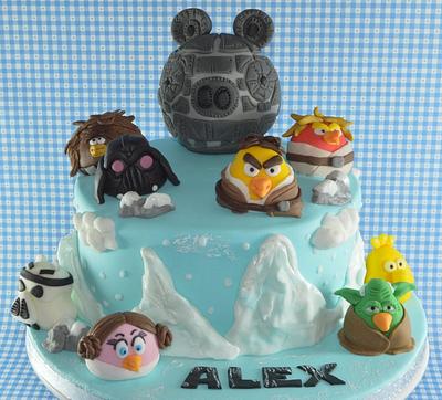 Star wars angry birds cake - Cake by 3dfuncakes
