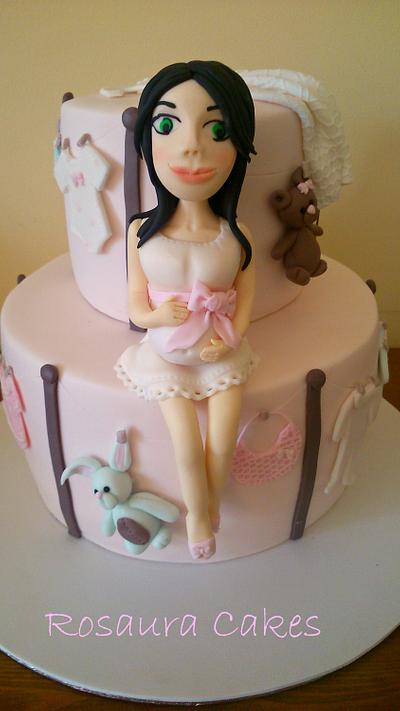 Baby Shower Cake/ Tarta Baby Shower - Cake by rosauracakes