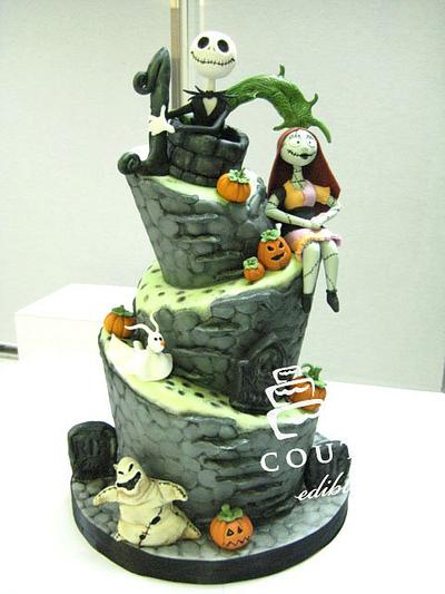 nightmare before christmas cake - Cake by Cake Couture - Edible Art