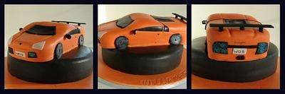 Lamborghini - Cake by Nelmarie