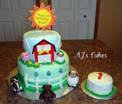 Farm Animal Cake - Cake by Amanda Reinsbach