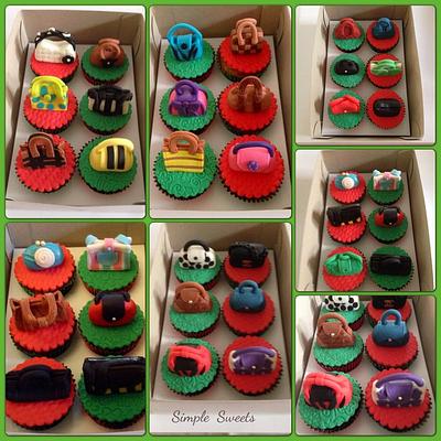 Mini bag fashionista cupcakes,  - Cake by Simple Sweets
