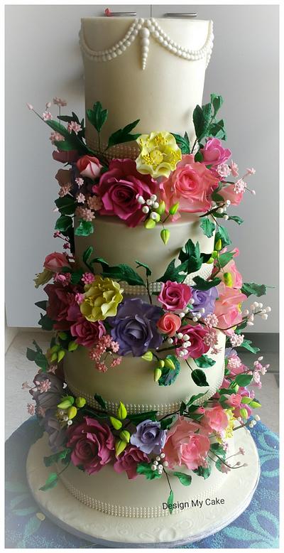 wedding cake - Cake by Archana Mascarenhas 