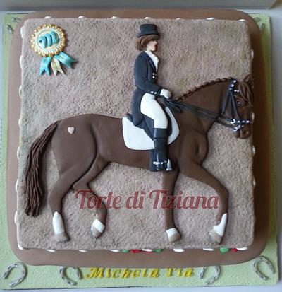 Horse dressage cake - Cake by Tiziana