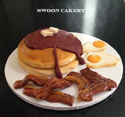 Breakfast Cake - Cake by SwoonCakery