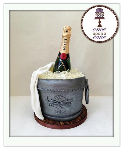 Champagne bucket cake - Cake by Emma
