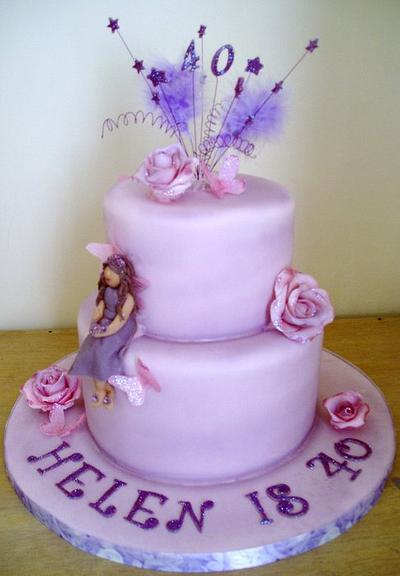 Purple Fairy Cake - Cake by BakesALot