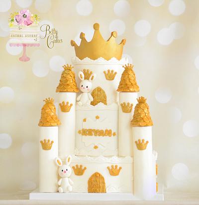 Castle 🏰 baby Shower Cake  - Cake by BettyCakesEbthal 