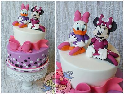 Minnie and Daisy - Cake by Petra Krátká (Petu Cakes)