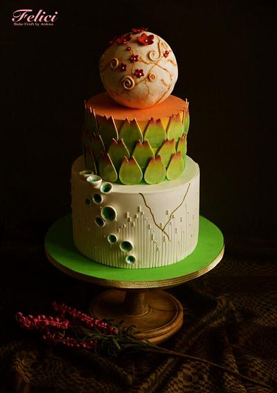Nature’s cracks - Cake by Felici - Bake Craft by Ankna