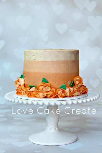 Ombre Orange Zest cake - Cake by Love Cake Create