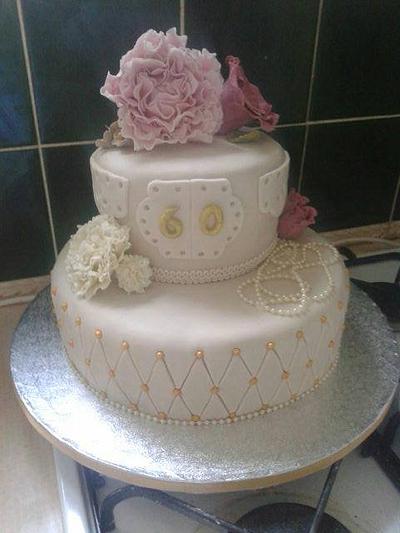 60th birthday cake - Cake by nicola