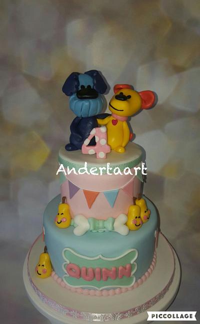 Woezel and pip pastels - Cake by Anneke van Dam