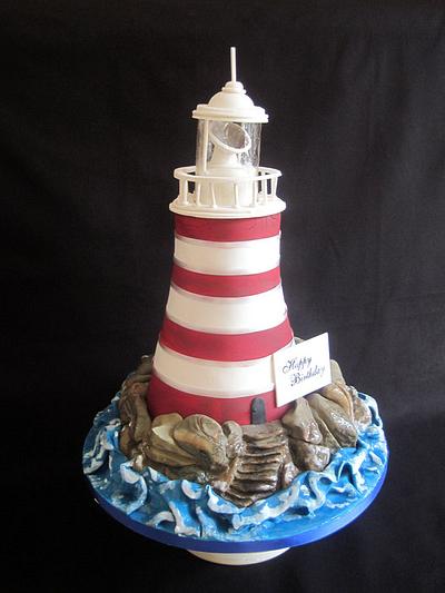 Lighthouse cake - Cake by Julie