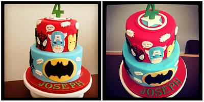 super hero cake - Cake by jay