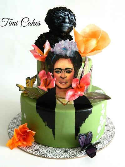 FRIDA hand painted - Cake by timi cakes