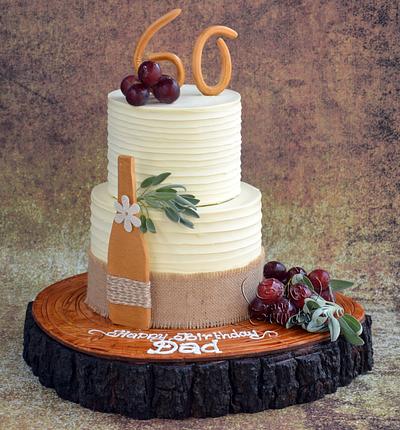 60 th birthday cake !!! - Cake by Hima bindu
