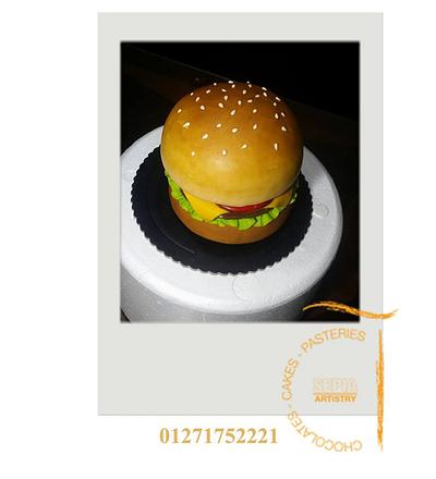 burger cake - Cake by sepia chocolate