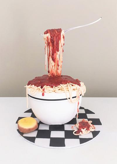 Spaghetti Bolognese Cake!   - Cake by IllMakeTheCake