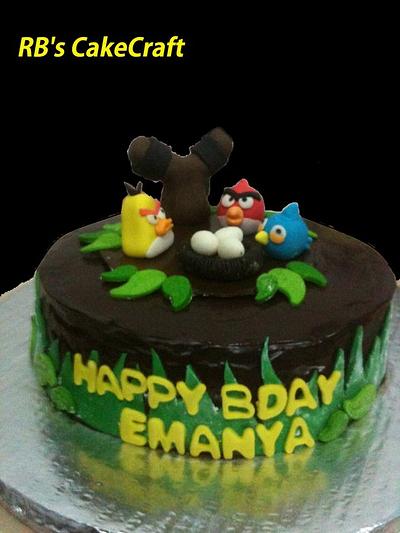 Angry Birds Theme Cake - Cake by RBsCakes