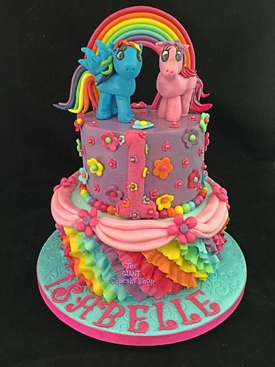 My Little Ponies - Cake by Amelia Rose Cake Studio