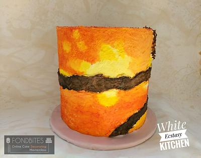 Sunrise - Cake by Shwetha