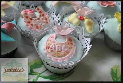 hand painted toppers - Cake by Tracy Jabelles Cakes
