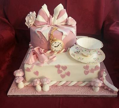 Vintage Alice in Wonderland - Cake by Alessandra Wiliamson